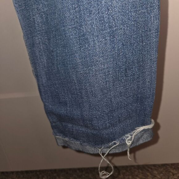 Abercrombie & Fitch Ripped Denim Jean Overalls Size XS - Picture 11 of 13